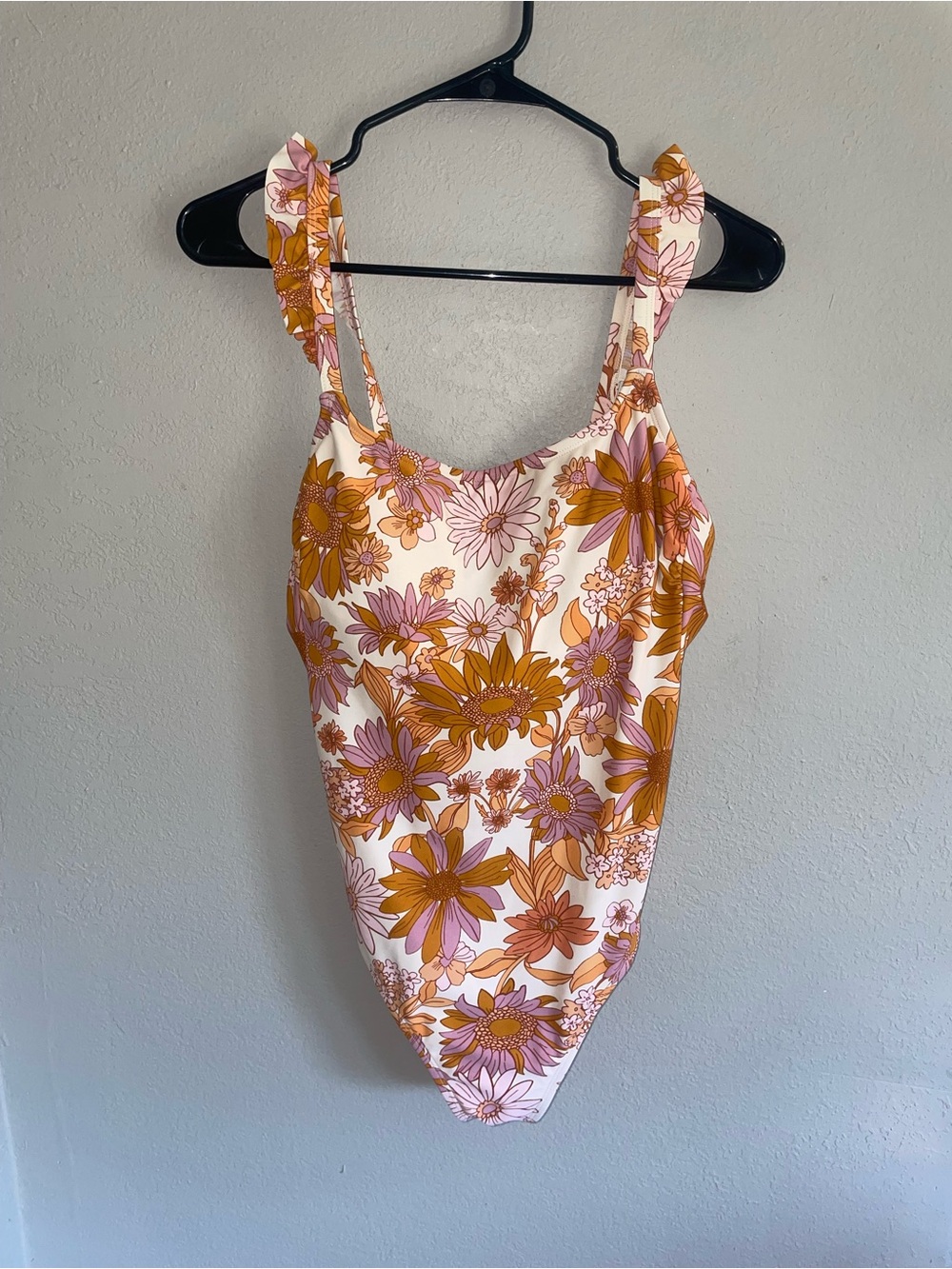 Kona Sol Floral Scoop One-Piece Swimsuit
